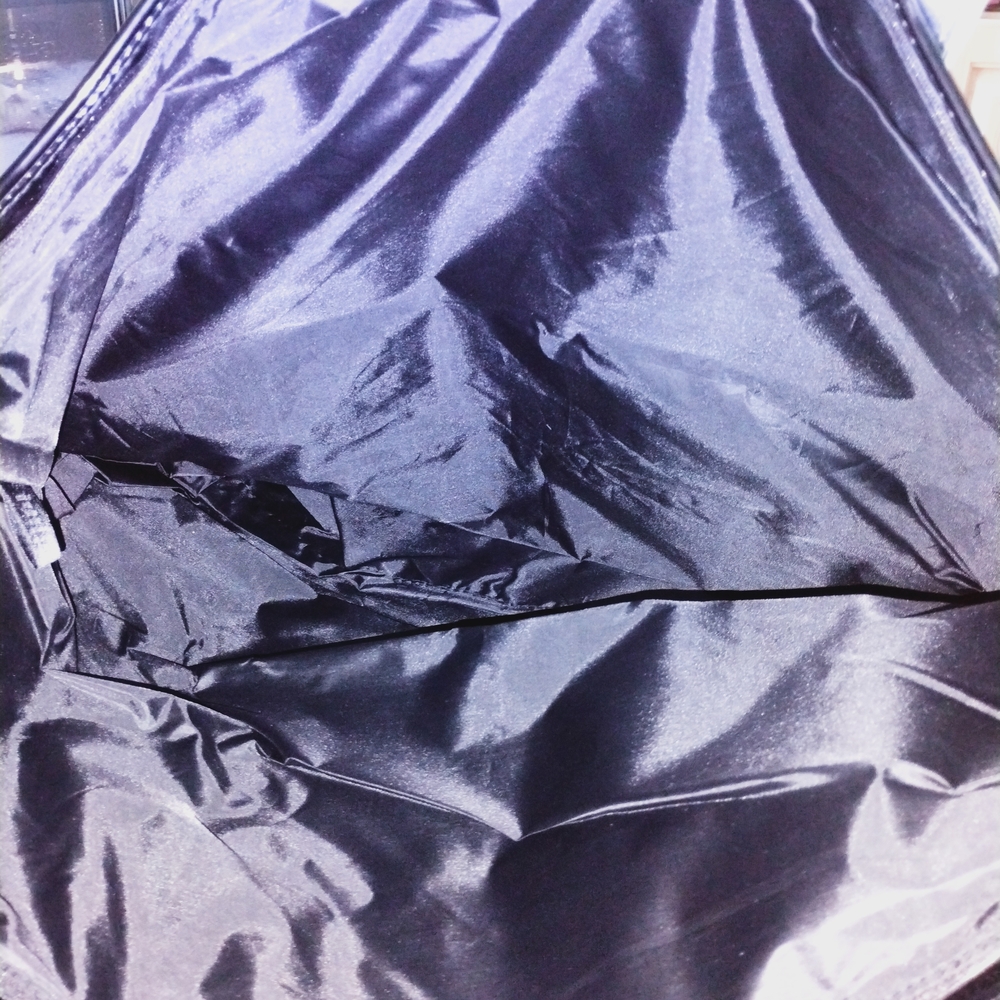 Jimmy Choo Parfume Black Faux Leather Tote with Silver Straps - Picture 9 of 10